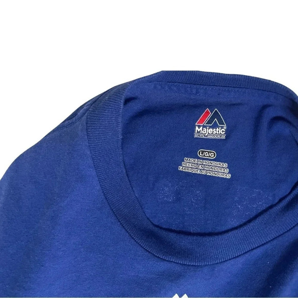 Men's Majestic Corey Seager Royal Los Angeles Dodgers Player #5 T-Shirt | Cotton - Picture 4 of 6